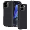 Противоударный чехол Carbon Fiber Texture Printing на Google Pixel 10 Pro Fold - черно-синий — чёрный