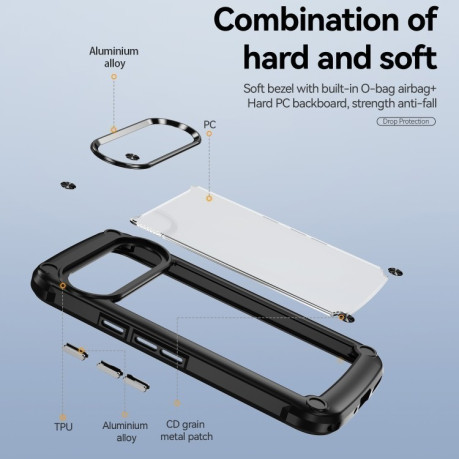 Протиударний чохол Lens Protection на Google Pixel 9 Pro XL - чорний