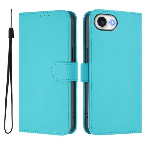 Чехол-книжка Skin Feel S-type для iPhone 16e - синий