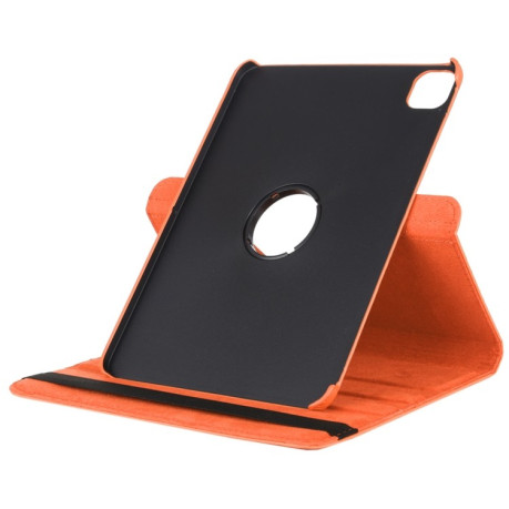 Кожаный чехол Litchi Texture 360 Rotating на iPad Air 4 10.9 2020/Pro 11 2021/2020/2018 - оранжевый