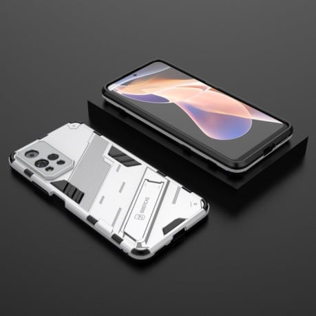 Противоударный чехол Punk Armor для Xiaomi Redmi Note 12 Pro 4G/11 Pro Global(4G/5G)/11E Pro  - белый