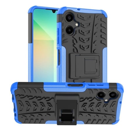 Протиударний чохол Tire Texture на Samsung Galaxy A06 4G - синій