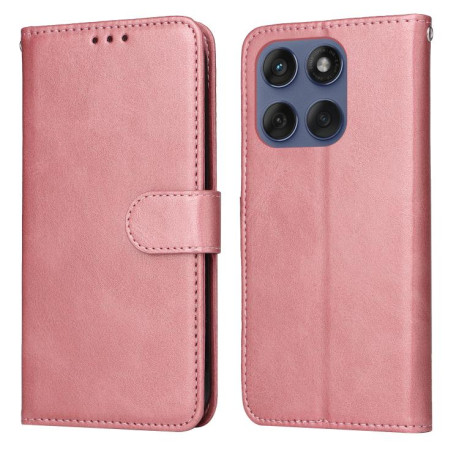 Чохол-книжка Classic Calf Texture на Motorola Edge 60 Fusion / Edge 5G 2025 - золото