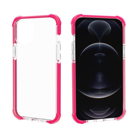 Ударозащитный чехол Four-corner на iPhone 13 mini - розовый