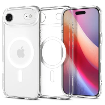 Оригінальний прозорий чохол Spigen Ultra Hybrid з MagSafe на iPhone Air - Clear and White