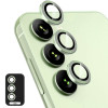 Захисне скло на камеру ENKAY Aluminium Samsung Galaxy A35 5G - зелене