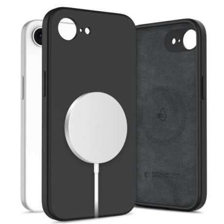 Чехол Tech-Protect Liquid Silicone MagSafe для iPhone 16e - Black