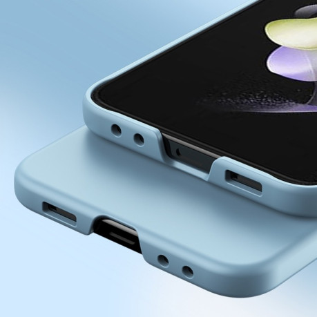 Противоударный чехол Big Hole Fuel для Samsung Galaxy Flip 5 - голубой
