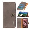 Чехол-книжка KHAZNEH Cowhide Texture для Samsung Galaxy A35 5G - хаки
