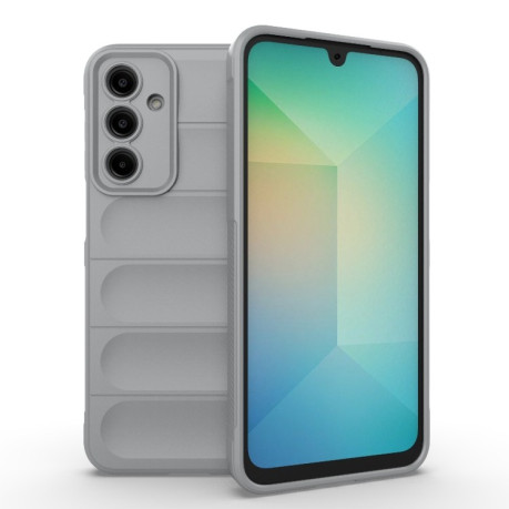 Силиконовый чехол Magic Flannel для Samsung Galaxy A16 5G - серый