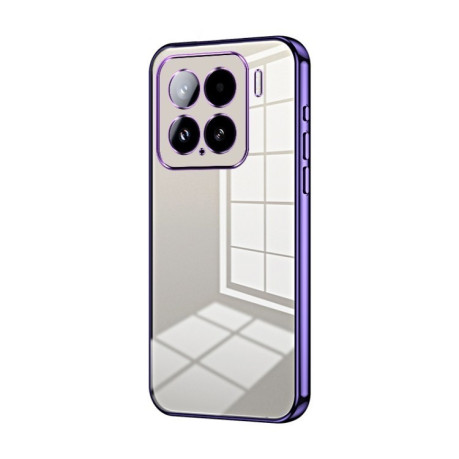 Противоударный чехол Space Fine Hole для  Xiaomi 15  - фиолетовый