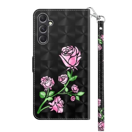 Чохол-книга 3D Painting для Samsung Galaxy A55 5G - Rose