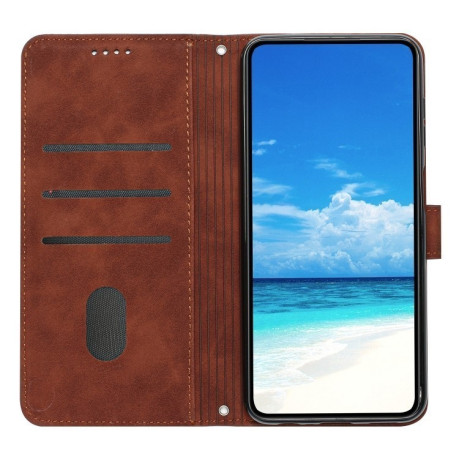 Чехол-книжка Retro Skin Feel Amile для Infinix Zero 30 4G - коричневый
