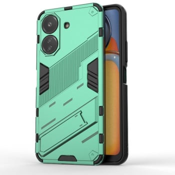 Протиударний чохол Punk Armor з підставкою на Xiaomi Redmi 13C 4G Global/Poco C65 - зелений