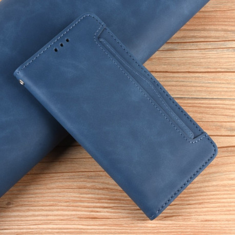 Чехол-книжка Skin Feel Calf на Infinix Hot 50 4G - синий