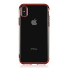 Чохол Electroplating Side TPU Protective Back Case на iPhone XS Max червоний
