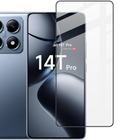 Защитное стекло IMAK 9H Full Screen Film Pro+ Version на Xiaomi 14T Pro / 14T - черное