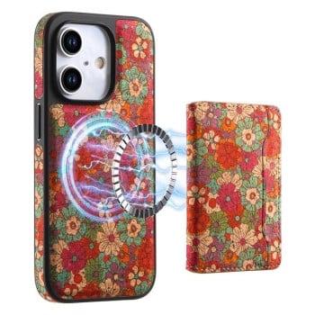 Чехол MagSafe Detachable Card Slot Holder для iPhone 16 Plus - красный