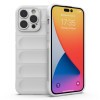 Силіконовий чохол Magic Flannel для iPhone 14 Pro Max - білий
