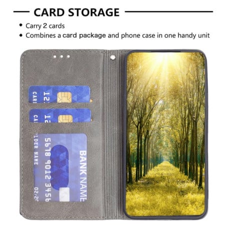 Чехол-книжка Rhombus Texture на Xiaomi Redmi A5 4G 171.7mm - серый