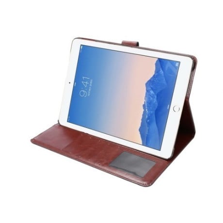 Кожаный Чехол Crazy Horse Texture коричневый для iPad Pro 9.7