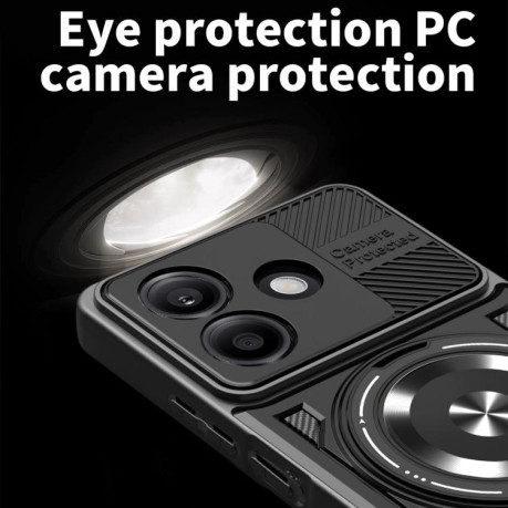 Ударозахисний чохол Armor Rotating Holder MagSafe на OPPO A5 Pro - синій