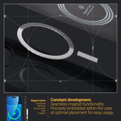 Оригинальный чехол CASEOLOGY PARALLAX MAG MAGSAFE для iPhone 14 Pro Max - черный