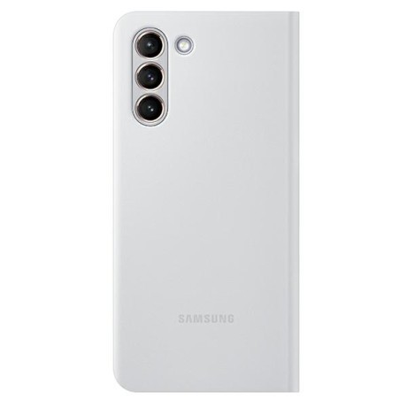 Оригинальный чехол-книжка Samsung LED View Cover для Samsung Galaxy S21 grey