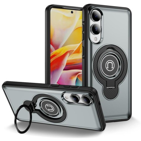 Протиударний чохол Ring Holder Magnetic для Samsung Galaxy S25 Edge 5G - сірий