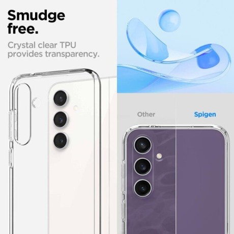 Оригинальный чехол Spigen Liquid Crystal на Samsung Galaxy S23 FE - CRYSTAL CLEAR
