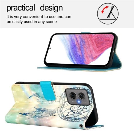 Чохол-книжка 3D Painting для Motorola Moto G55 - Chimes