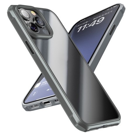 Противоударный чехол iPAKY Dawn Series для iPhone 15 Pro Max - серый