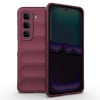 Силіконовий чохол Magic Flannel для Infinix Hot 50 4G - винно-червоний