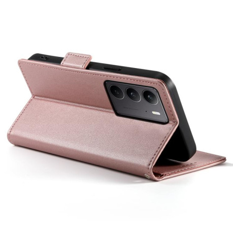 Чохол-книжка Side Buckle Magnetic Frosted Leather на Realme C75 / Realme 14x - золото