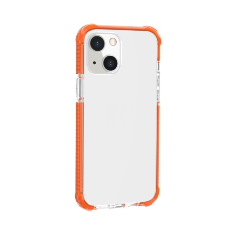 Ударозахисний чохол Four-corner на iPhone 13 mini - помаранчевий