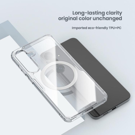 Чохол NILLKIN Ultra Clear Magsafe для Samsung Galaxy S25+ 5G - прозорий