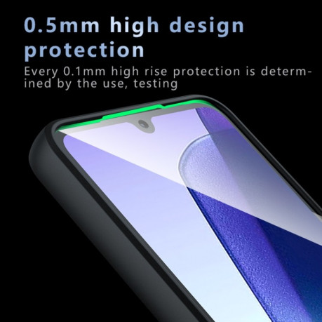 Противоударный чехол Armor Precise Hole PC Hybrid TPU для Xiaomi Redmi 14C 4G/Poco C75/Redmi A4 5G - черный