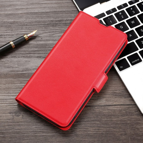 Чехол-книжка Voltage Side Buckle для OPPO A54 4G - красный