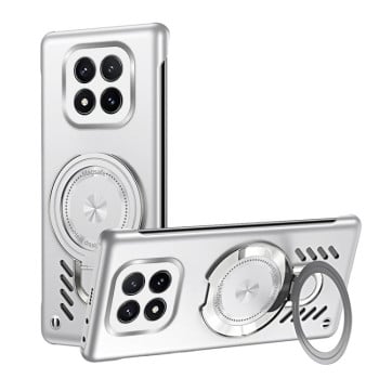 Протиударний чохол Ice Feeling Cooling MagSafe Magnetic для Xiaomi Redmi Note 14 Pro 5G/Poco X7 - сріблястий