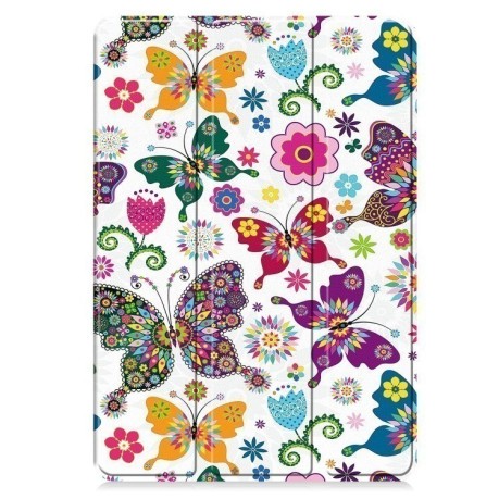 Чехол-книжка Custer Painted 3-Fold Stand Leather Smart для Xiaomi Pad 7 / 7 Pro - Butterfly