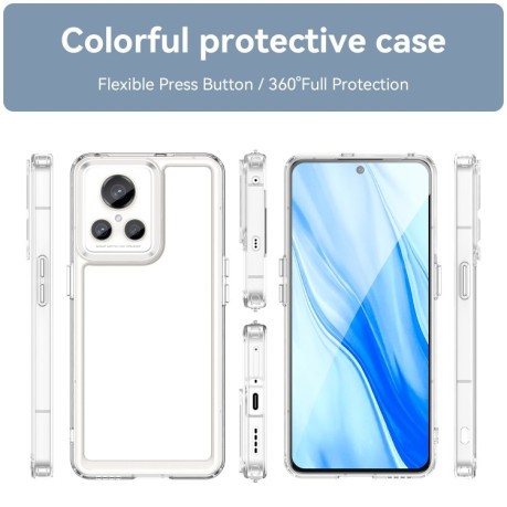 Противоударный чехол Candy Series для Realme GT2 Explorer Master - прозрачный