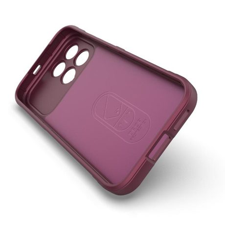 Силиконовый чехол Magic Flannel на Xiaomi Redmi K90/Poco F8 Pro — красный