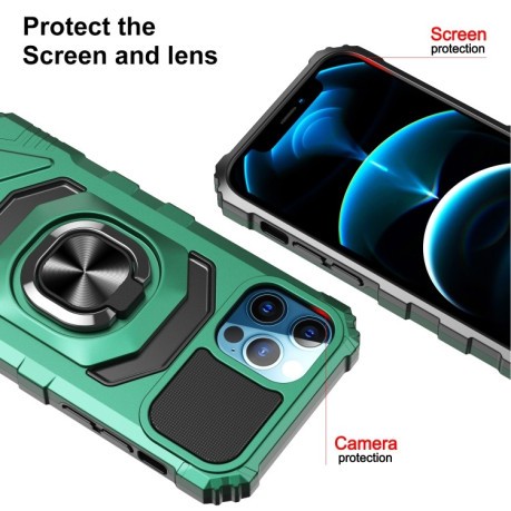 Противоударный чехол Union Armor Magnetic для iPhone 11 Pro Max - темно-зеленый
