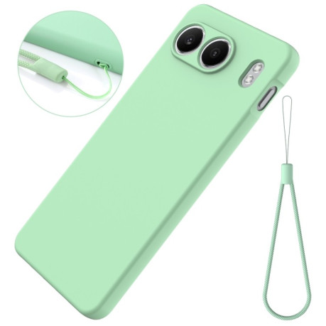 Силіконовий чохол Solid Color Liquid Silicone на OnePlus Nord 4 Pro XL - зелений