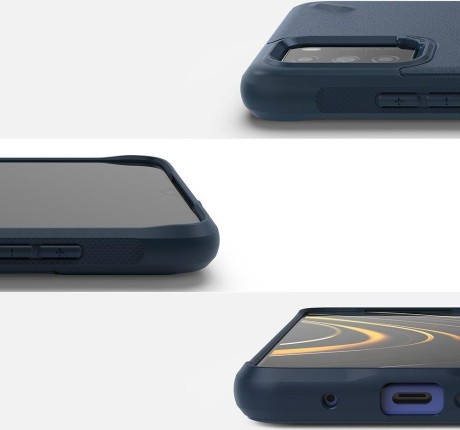 Оригинальный чехол Ringke Onyx Durable для Xiaomi Poco M3 navy blue