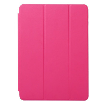 Кожаный чехол-книжка Solid Color на iPad Pro 9.7 - пурпурно-красный