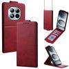 Флип чехол  Vertical Flip Cover Solid Color Vegan Leather на Xiaomi Redmi Note 15 Pro 5G Global  — красный