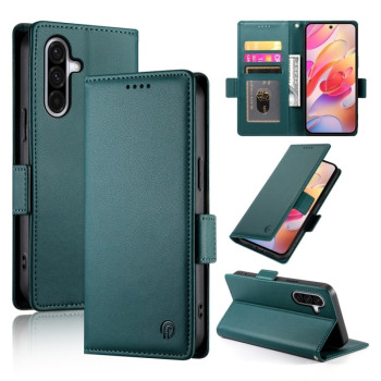 Чохол-книжка Side Buckle Magnetic Frosted Leather  для Samsung Galaxy A26 5G - зелений
