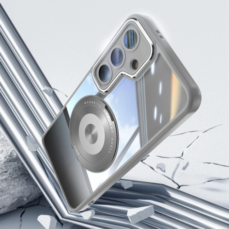 Протиударний чохол MagSafe Acrylic Hybrid  для Samsung Galaxy S25+ 5G - сірий