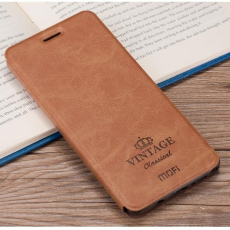 Кожаный Чехол Книжка Mofi Vintage Brown для iPhone 7 Plus/8 Plus